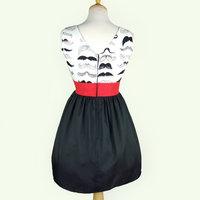 Mustache Dress / Moustache Dress - Thumbnail 2