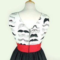 Mustache Dress / Moustache Dress - Thumbnail 3