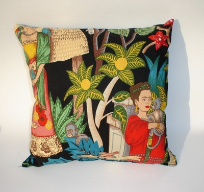 Frida Kahlo Art Mexican Novelty throw Pillow 12x12in