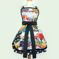 50s Diner and Hot Rods Apron - Thumbnail 2