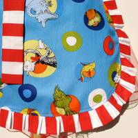 Dr. Seuss Blue and Red  Apron  FREE SHIPPING - Thumbnail 4