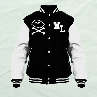 Wool wild letterman jacket