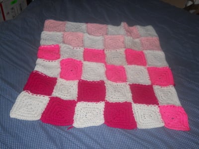 Crochet Baby Blanket 4 Colors