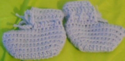 Crochet Baby Booties 