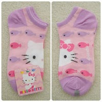 (New with tags) Hello Kitty and Cat in the Hat Socks - Thumbnail 3