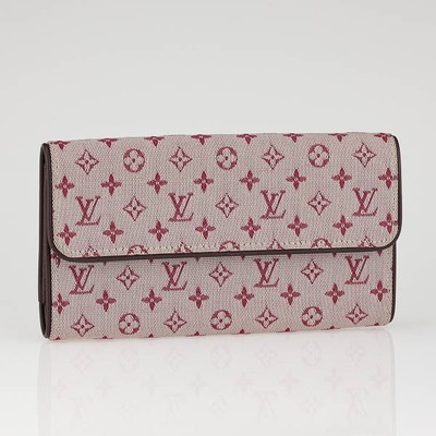 Louis vuitton mini lin porte tressor international wallet