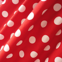 Red Summer Dress Red Party Dress Polka Dot Dress Vintage Inspired Dress Dot Pin Up Dress Minnie Once Upon a Time -Size XS,S,M,L,XL - Thumbnail 2