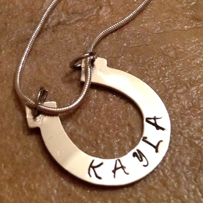Horseshoe necklace