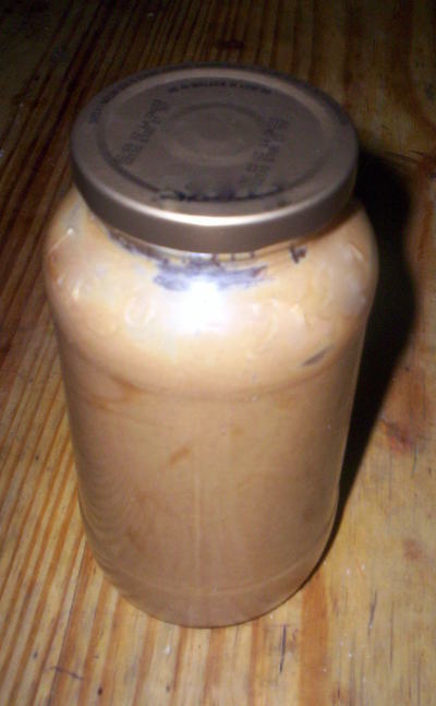 Homemade peanut butter 40 oz.