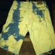 Mens Size 34 Frayed/Acid Wash denim shorts-1