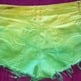 Size 10 Frayed/Dyed denim shorts-1