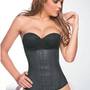 Latex Waist trainer (Long)Black 10 inch back 12" inch front IN STOCK-1