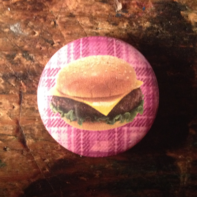 Cheeseburger pinback button - Thumbnail 3