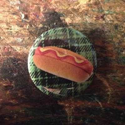 Hot dog pinback button - Thumbnail 2