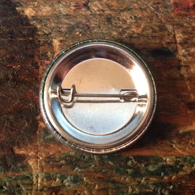 Pizza pinback button