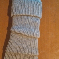 LEG WARMER-light grey 