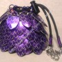 The Wyvern Series Dice Bag (Laser Engraved Scalemaille Dice Bag)-3