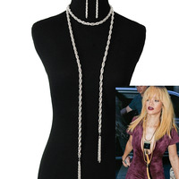 Tassel Rope Chain Necklace set - Thumbnail 1