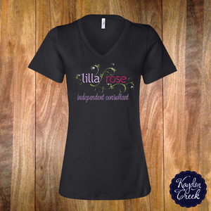 Lilla Rose V-neck Tee 