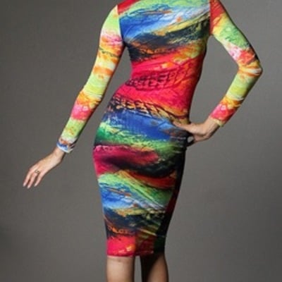 Vibrant dress 