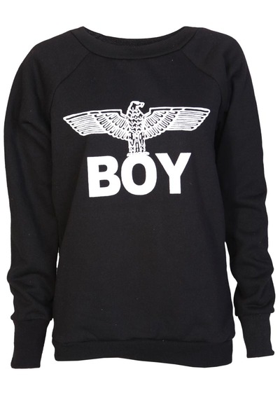 Boy print Sweatshirt/Black