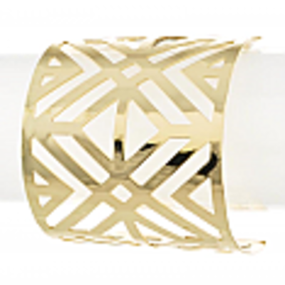 Diamond shaped cuff bracelet