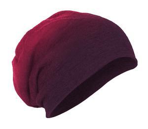 Perfect Slouchy Beanie - Burgundy Dip Dye