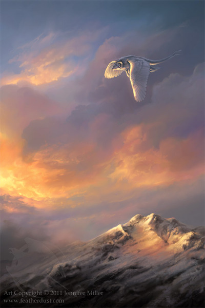 8x10 "Mountainrise" Print