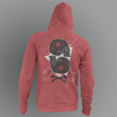 La calavera zip hoodie
