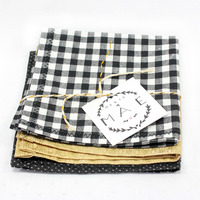 Royal - Set of 3 Pocket Squares - Thumbnail 1