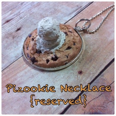 {reserved for ea} - pizookie necklace