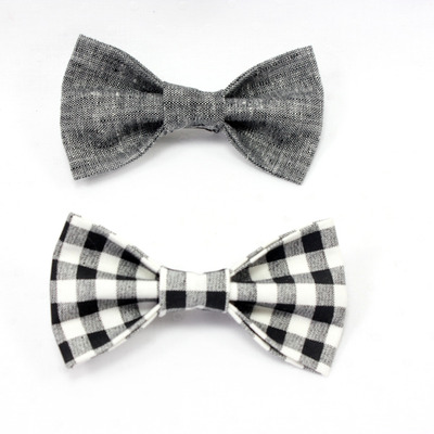 Greyscale - mini hair bows