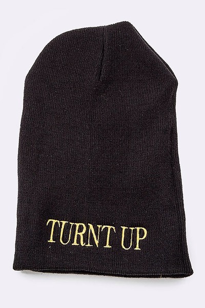 Turnt up beanie