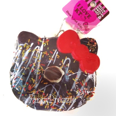 Rare hello kitty jumbo chocolate donut squishy