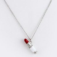 Charming Lipstick Necklace - Thumbnail 3