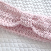 Bow Headband in Light Pink  - Thumbnail 1