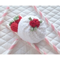 Strawberry and Cream Hair Accessory - Thumbnail 1