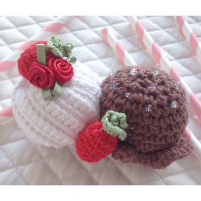 Ice cream hair accessory