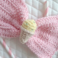 Ice Cream Hair Bow  - Thumbnail 1
