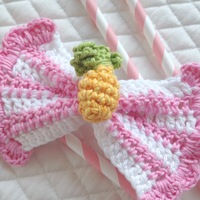 Pineapple Hair Bow  - Thumbnail 1