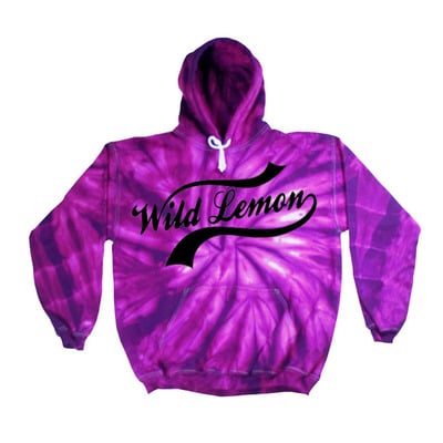Script logo purp hoodie