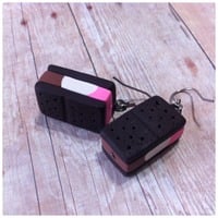 {Earrings} Neapolitan Ice Cream Sandwich - Thumbnail 1