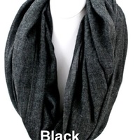 Soft Woven Infinity Scarf - Thumbnail 2