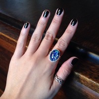 *SALE* Cobalt Blue Opal Ring - Thumbnail 2