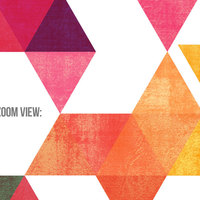 Mid Century Modern Danish Multi Colored Triangles Minimalist  - Thumbnail 1