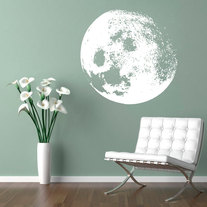 Moon Home Decor Urban Sticker Vinyl Wall Decal