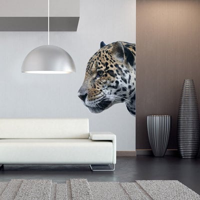 American leopard vinyl wall art print decal 