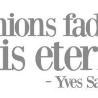 Fashion Fade Style is Eternal Quote Sticker Home Decor  - Thumbnail 1