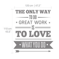 Office Decor Typography Inspirational Quote Wall Decoration Art  - Thumbnail 1