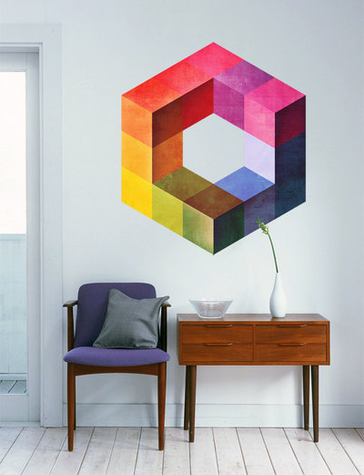 Geometric Mid Century Modern Color Form